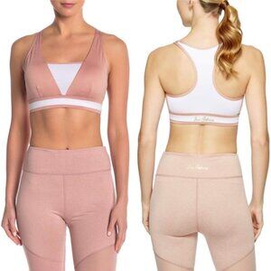Sam Edelman | Dusty Rose Triangle Sports Bra | Size Extra Small